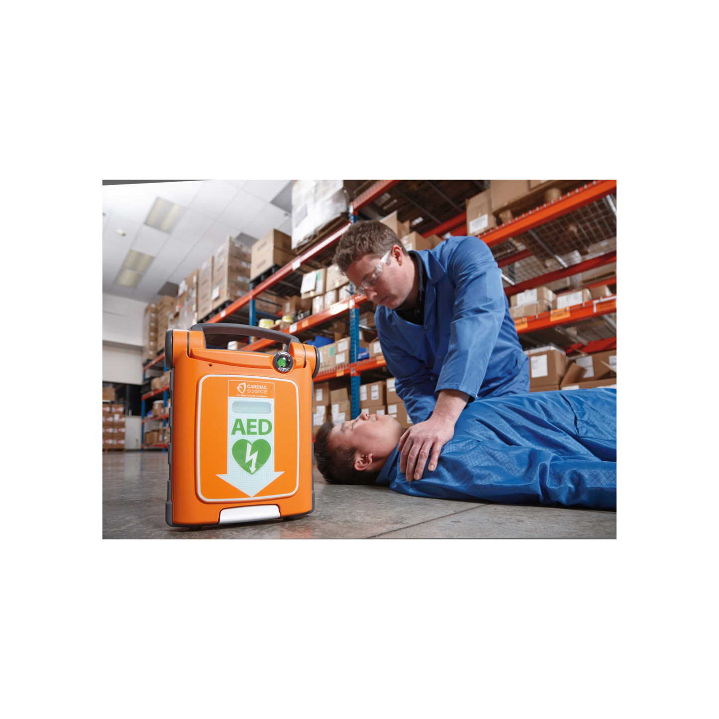 ZOLL Powerheart G5 AED with Carry Case -- Dual Language - English, Spanish + other languages available -