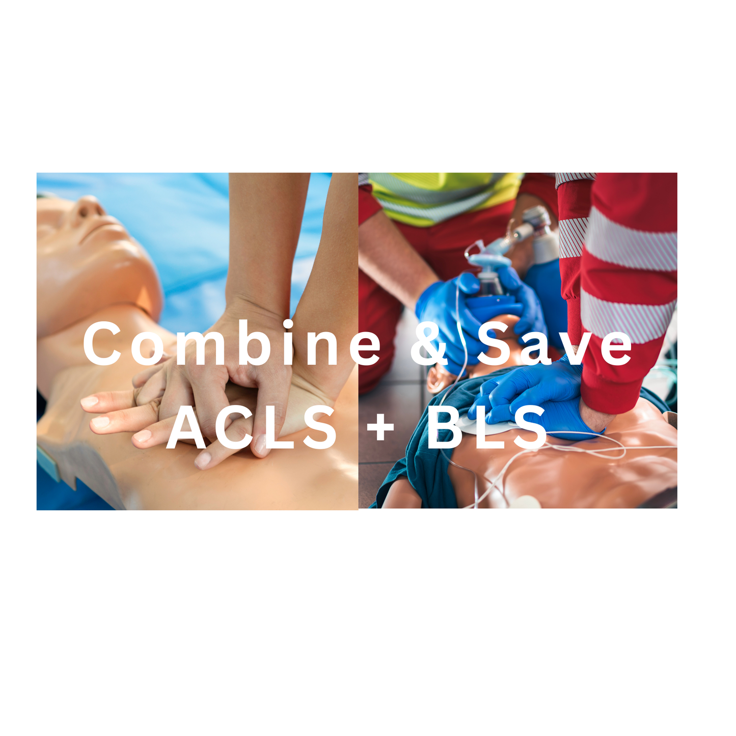 ACLS & BLS Skills Check Off  **Onsite at your workplace may be available | Combine and Save - do both at the same time!