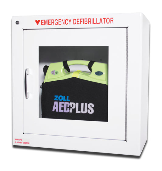 AED Alarmed Indoor Wall Cabinet - Basic - Fits most AED models